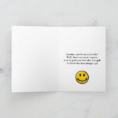 Voor een broer, glimlach op uw verjaardag! kaart (Binnen)