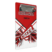 Voor een Cheerleader - Rood, Zwart & Wit Mini Klembord (Schuin)
