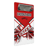Voor een cheerleader - Rood, Zwart & Wit Mini Klembord (Schuin)