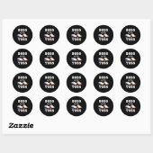 voor een Cornhole Game Cornholer Ronde Sticker (Vel)