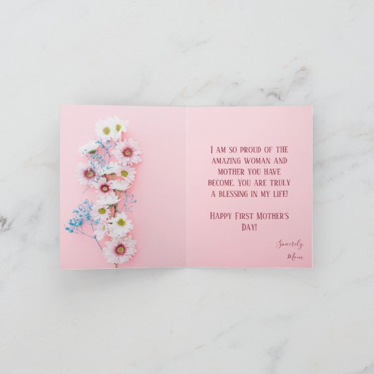 Voor een dochter die moeder wordt - Moederdag Kaart (Binnen)