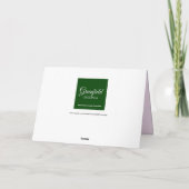 Voor een dochter op zondag met roze harten kaart (Achterkant)