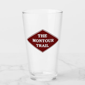 Voor een drink na een ritje op de Montour Trail Glas