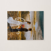 Voor een elegant afbeelding voor een deklaagbruilo legpuzzel (Horizontaal)