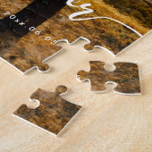 Voor een elegant afbeelding voor een deklaagbruilo legpuzzel (Zijkant)