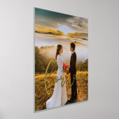 Voor een elegant design bekleding met huwelijksfot folie afdrukken (Laagn)