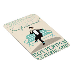 Voor een fantastische vakantie! Rotterdam, Nederla Magneet