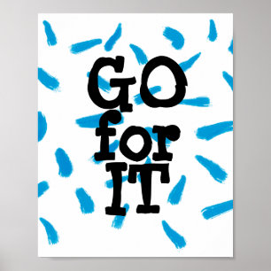 voor een fel gewaagde woordkunst poster