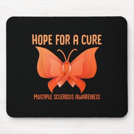 Voor een genezing MS Multiple Sclerose Awareness B Muismat (Voorkant)