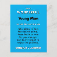 Voor een geweldige jonge man op zijn afstuderen 2