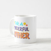 Voor een geweldige moeder koffiemok (Voorkant links)