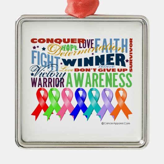 Voor een goed doel metalen ornament (Voorkant)