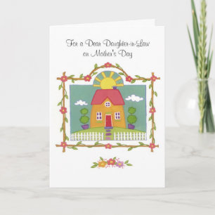 Voor een goede schoondochter over Moederdag Kaart