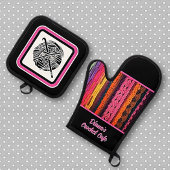 Voor een haakminnende Cook Oven Mitt & Pot Houders Ovenwant & Pannenlap Set