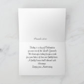 Voor een Happy Jubileum pastor FoldedGreeting Kaar Kaart (Binnen)