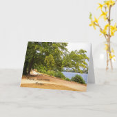 Voor een Happy Jubileum pastor FoldedGreeting Kaar Kaart (Gele Bloem)