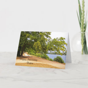 Voor een Happy Jubileum pastor FoldedGreeting Kaar Kaart