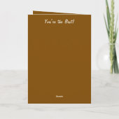 Voor een heel bijzondere zusterfoto bruine verjaar kaart (Achterkant)