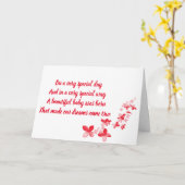 VOOR EEN HEEL SPECIALE DOCHTER OP JE VERJAARDAG KAART (Gele Bloem)