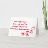 VOOR EEN HEEL SPECIALE DOCHTER OP JE VERJAARDAG KAART (Voorkant)