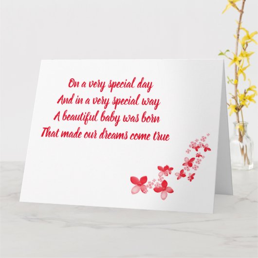 VOOR EEN HEEL SPECIALE DOCHTER OP JE VERJAARDAG KAART (Gele Bloem)