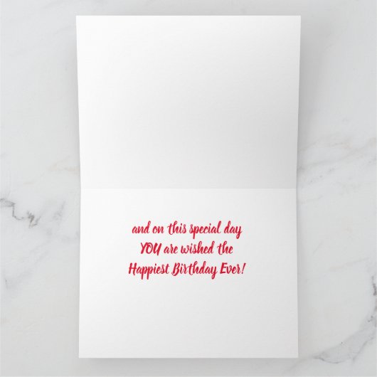 VOOR EEN HEEL SPECIALE DOCHTER OP JE VERJAARDAG KAART (Binnen)