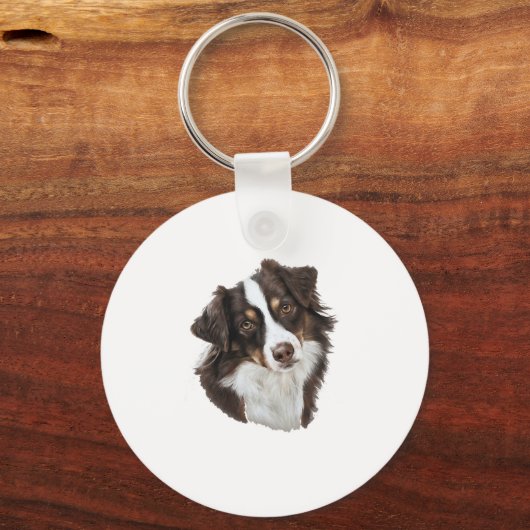 Voor een hondenliefhebber sleutelhanger (Voorkant)