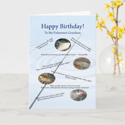 Voor een kleinzoon, de kaart van de de (Gele Bloem)