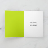 Voor een leuke vent grappige paddenstoel verjaarda kaart (Binnen)