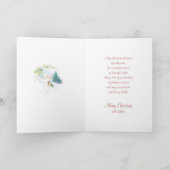 Voor een lieve dochter en haar man feestdagen kaart (Binnen)