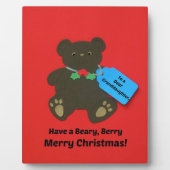 Voor een lieve kleindochter met kerstmis fotoplaat (Voorkant)