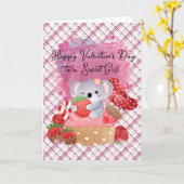 Voor een lieve meid kaart (Gele Bloem)