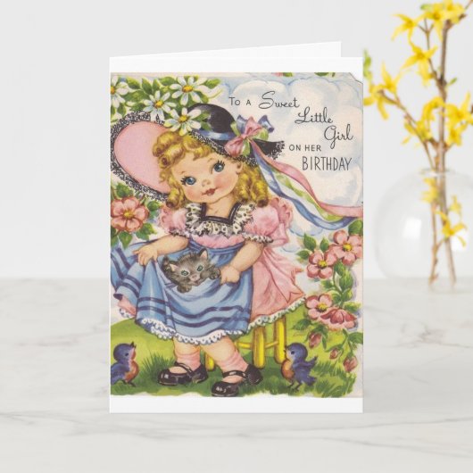  - Voor een lieve verjaardag, Kaart (Gele Bloem)