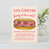 Voor een (Lobster) Roll feliciteert de viering van Kaart (Staand voorkant)