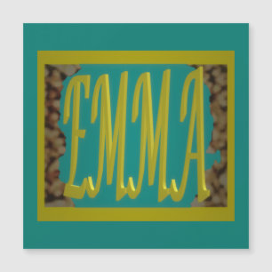 VOOR EEN MEISJE GENAAMD EMMA MARINE BLUE PEBBLES