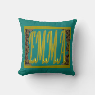 VOOR EEN MEISJE GENAAMD EMMA MARINE BLUE PEBBLES KUSSEN