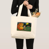 Voor een Merry Halloween. Grote Tote Bag (Voorkant (product))