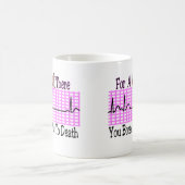 Voor een minuut heb ik me tot DOOD geboeid. Koffiemok (Center)