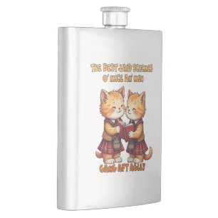 Voor een muis Oranje katten die Burns voordragen Flacon