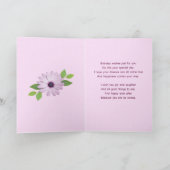 Voor een nichtje, een verjaardagskaart met madelie kaart (Binnen)