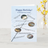 Voor een opa, Vist grappen verjaardagskaart Kaart (Gele Bloem)