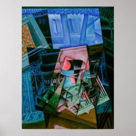 Vóór een open venster poster