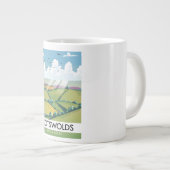 Voor een pauze. grote koffiekop (Voorkant rechts)