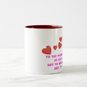 Voor één persoon ben je de Mok van de wereld (Center)