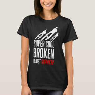 Voor een polbreuk gebroken pols t-shirt