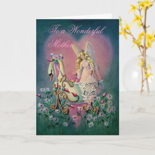 Voor een prachtige moeder kaart (Gele Bloem)