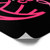 Voor een remedie borstkanker Bewustzijn Volleybal Poster (Hoek)