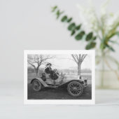 Voor een Ride, begin jaren 1900. Briefkaart (Staand voorkant)