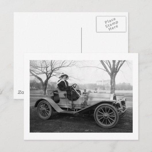 Voor een Ride, begin jaren 1900. Briefkaart (Voorkant / Achterkant)