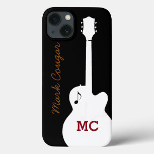 voor een rockmuziekgitarist iPhone 13 hoesje